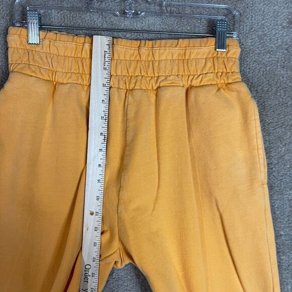 UO Out From Under Sweatpants Womens Small Mustard High Rise Pull On Crop Lounge - Picture 5 of 12